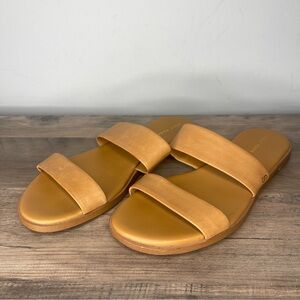 Cole Haan Findra II Slide Sandals Pecan Leather (8B)